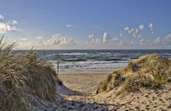 Weg zur Nordsee auf Sylt