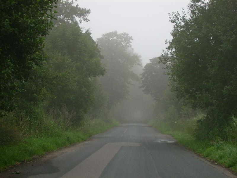 Weg zur Schwebefähre in Osten an der Oste