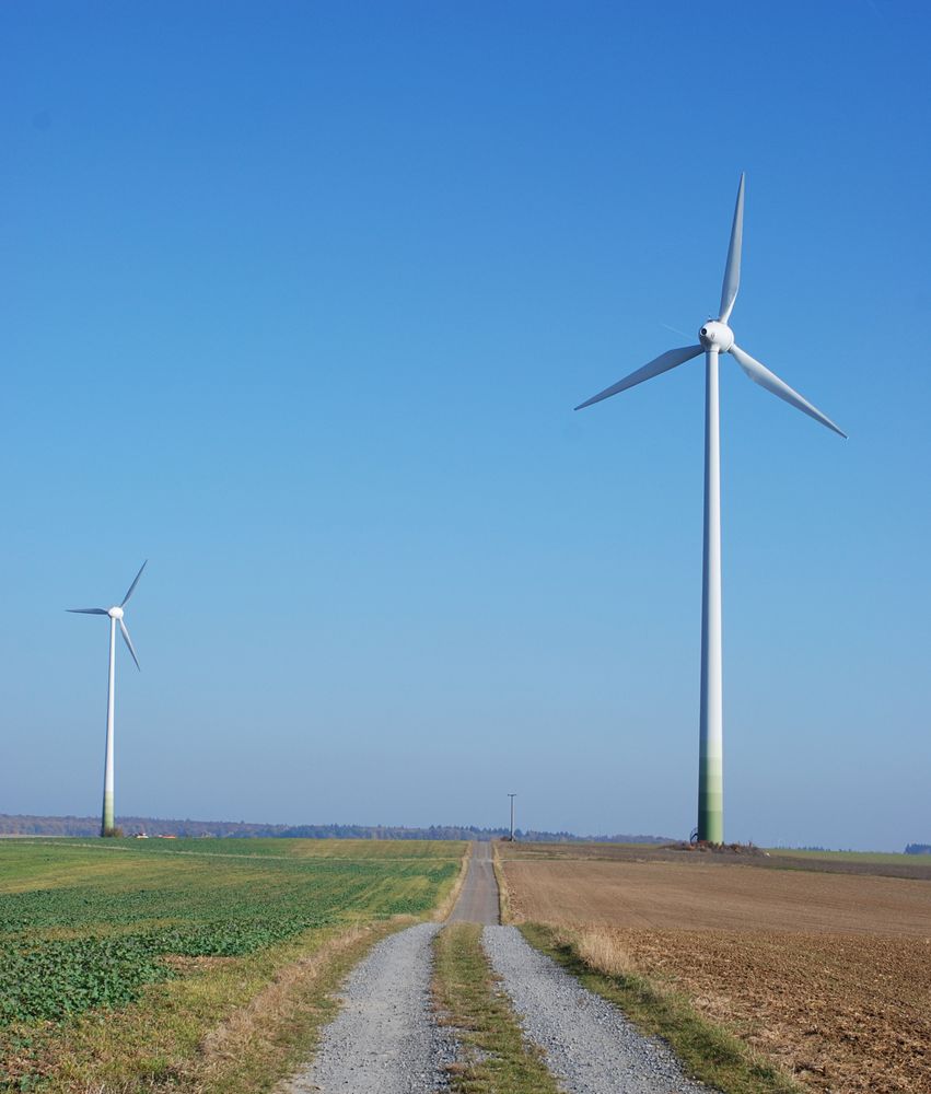 Weg zur Windkraft