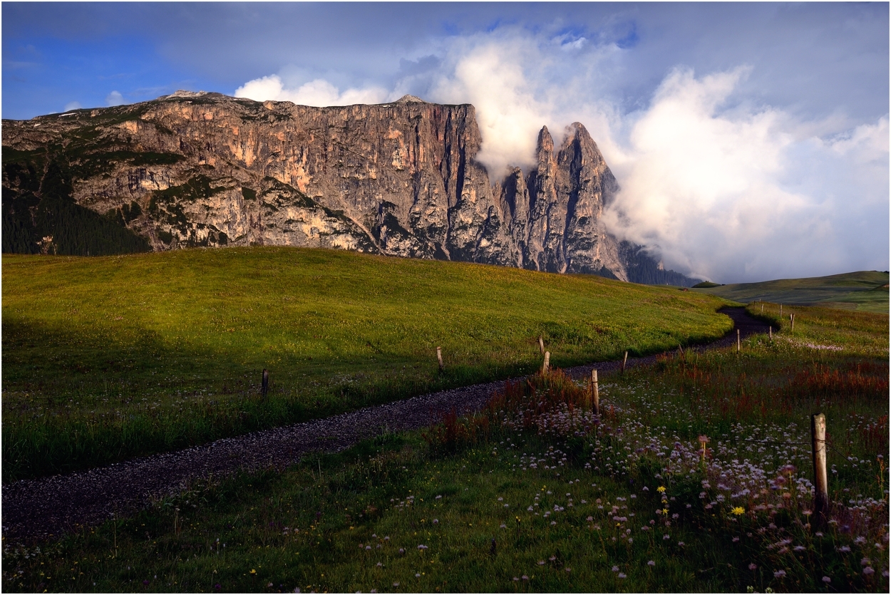 Wege auf der Seiser Alm