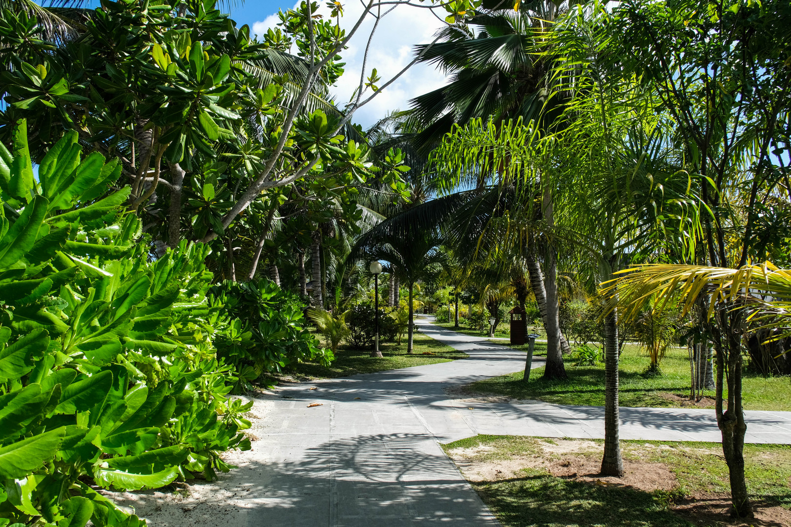 ...Wege durch die Island Lodge...