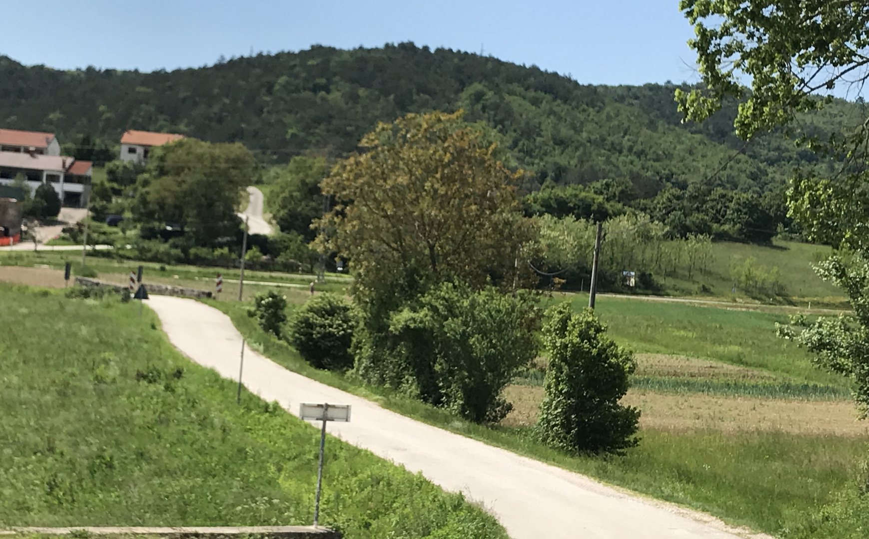 Wege durchs Landesinnere von Istrien