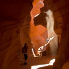 Wege im Licht des Antilope Canyon