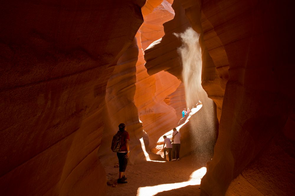 Wege im Licht des Antilope Canyon