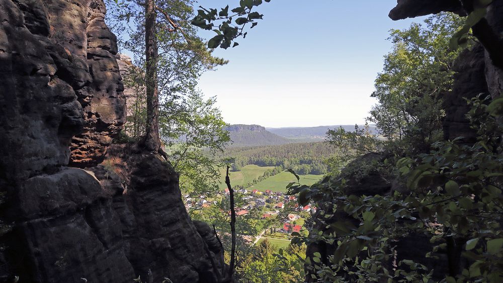 Wege über den Pfaffenstein in der Sächsischen Schweiz  Teil  1