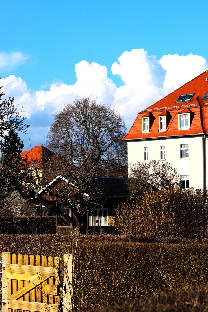 Wege- und Sichtachsen -  Dresden: Schreber - Gärten