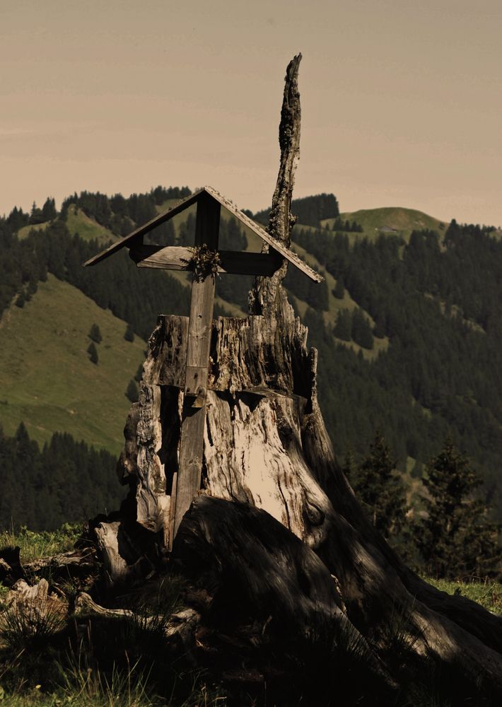 Wegekreuz... Foto & Bild landschaft, wege und pfade, natur Bilder auf