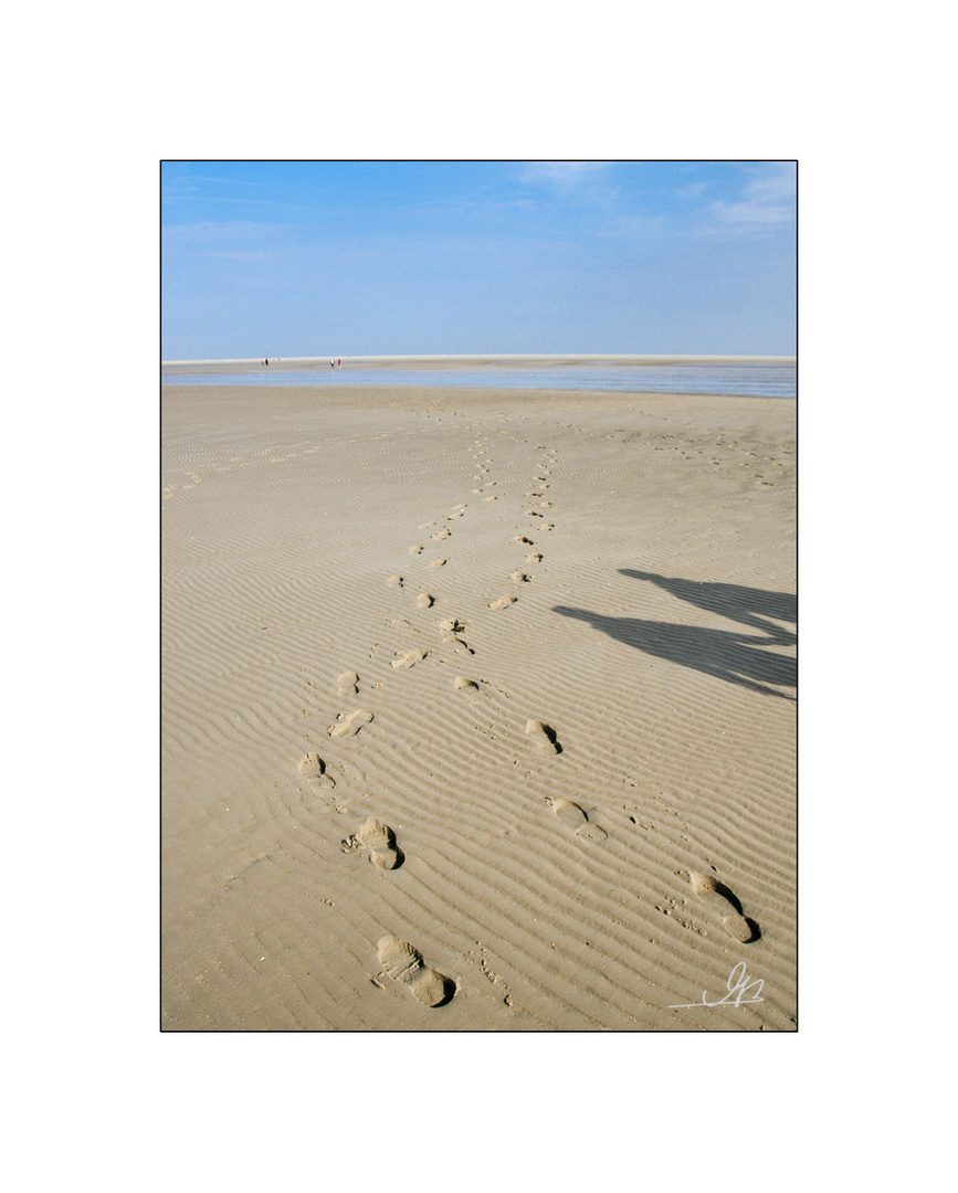 Wegekreuz am Strand