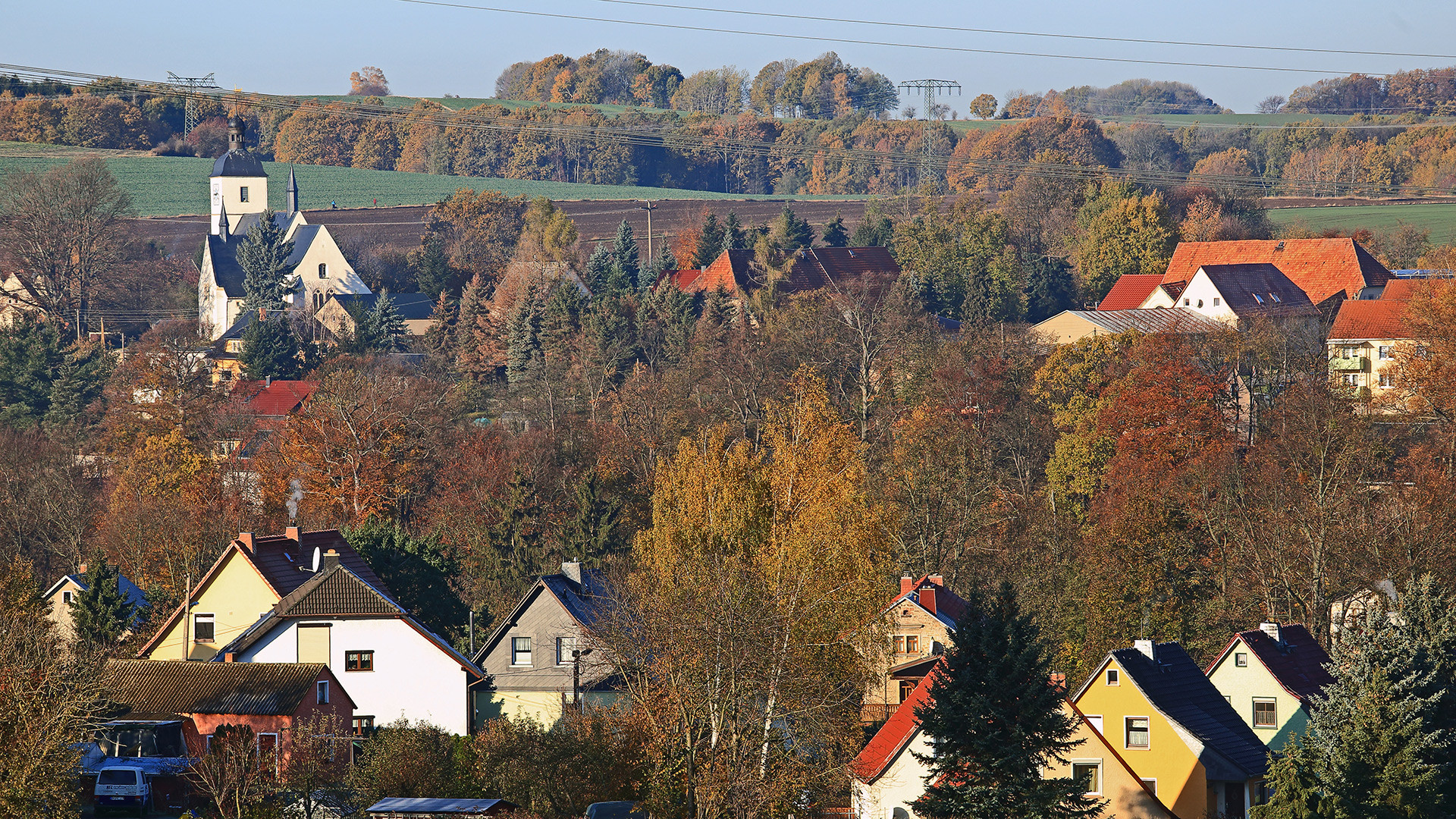 Wegen der hübschen Kirche habe ich mal wieder in Reihhardsgrimma Aufnahmen gemacht