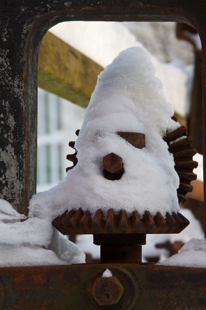 Wegen Schnee außer Betrieb