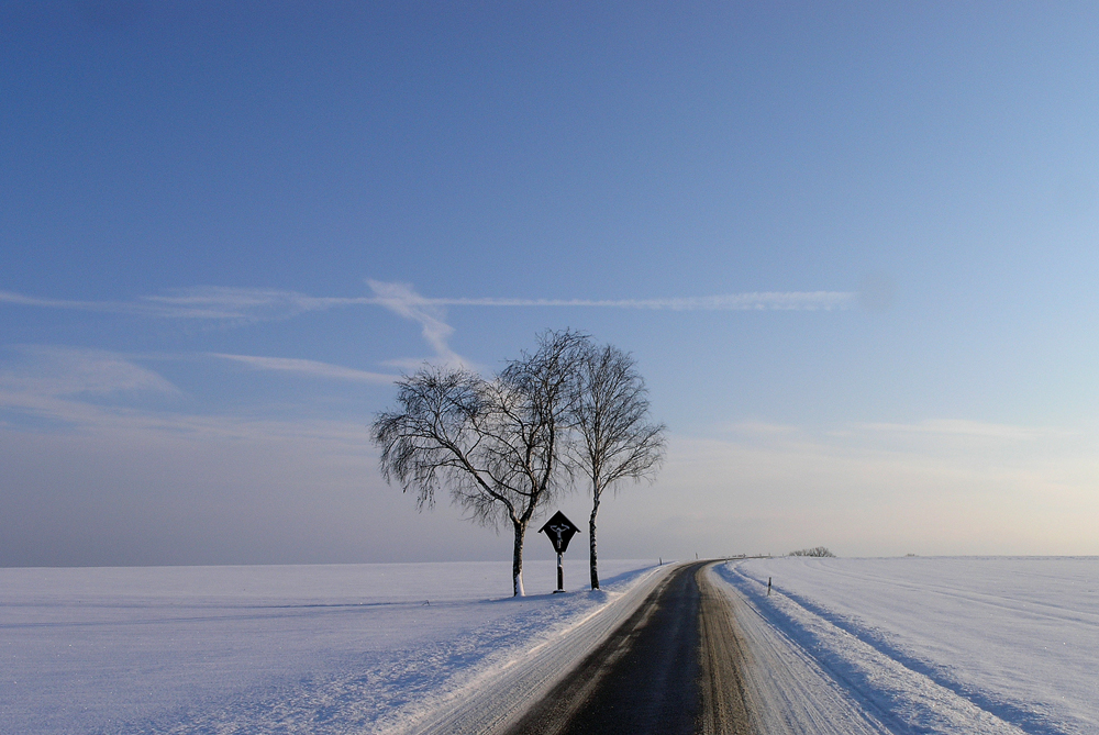 Wegkreuz by Volker Rein 