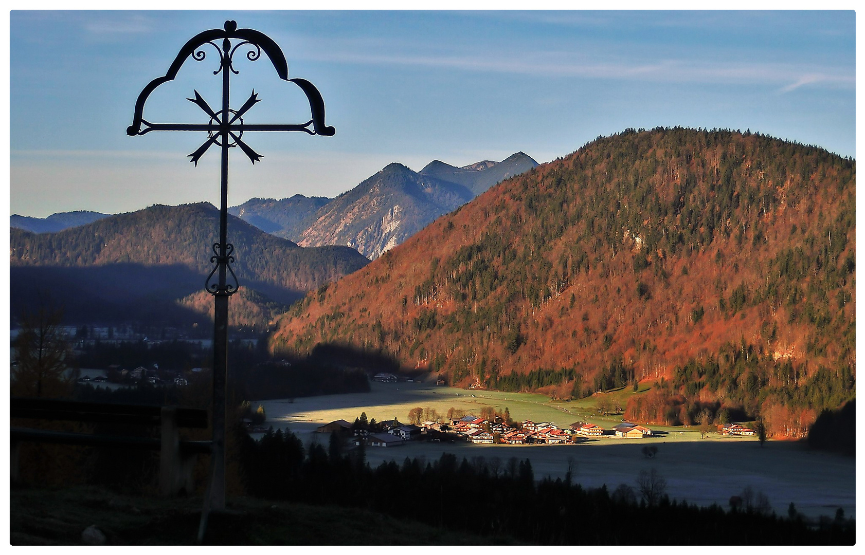 Wegkreuz Foto & Bild landschaften, natur, landschaft Bilder auf