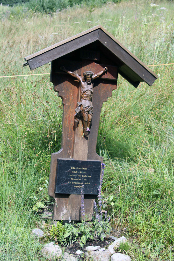 Wegkreuz in den Oberstdorfer Alpen