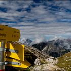 Wegweisend im Karwendelgebirge...