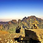 Wegweiser am Pico de Arieiro