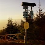 Wegweiser auf dem Kickelhahn