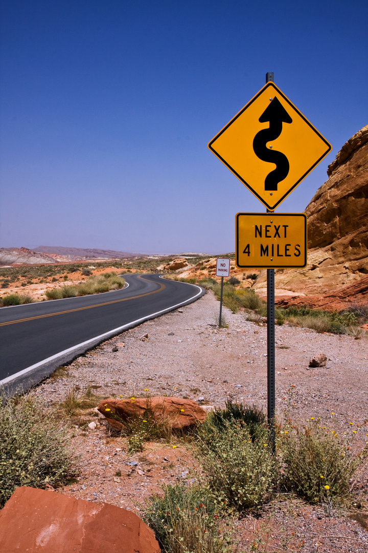 Wegweiser durchs Valley Of Fire