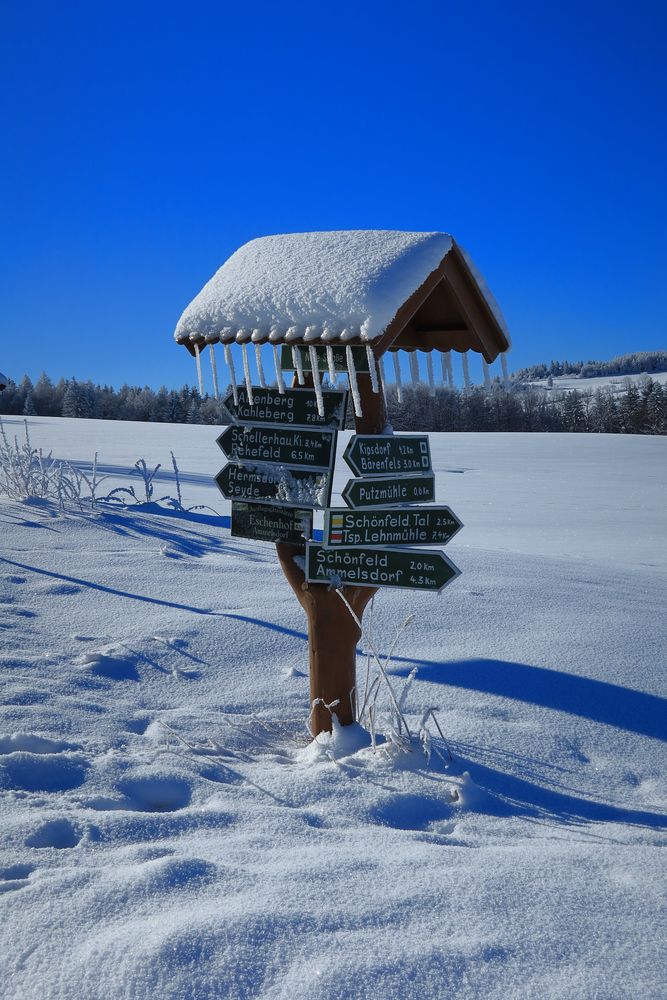 Wegweiser Wandern