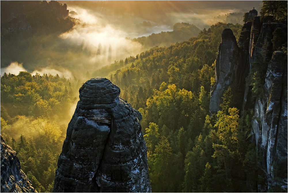 Wehlturm - Bastei - Sächsische Schweiz - Wettbewerb Deutsche Landschaften Platz 12 von Björn Lilie 