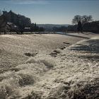 Wehr der Saale in Bad Kösen ..