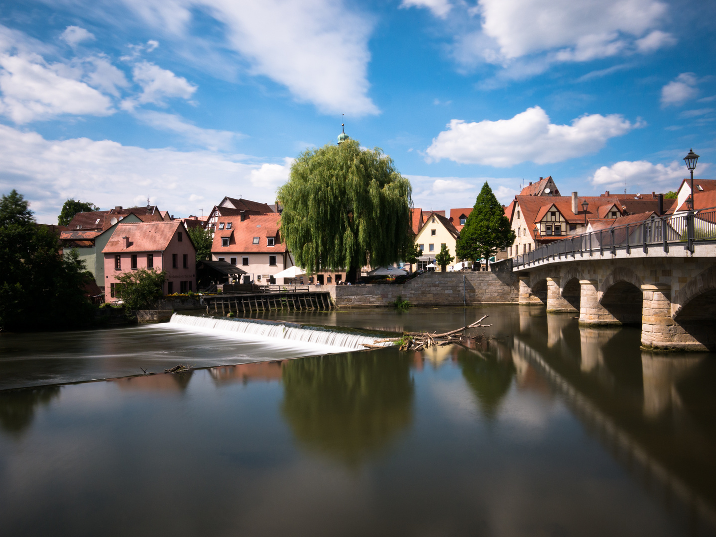 Wehr mit alter Schleifmühle - Lauf a. d. Pegnitz