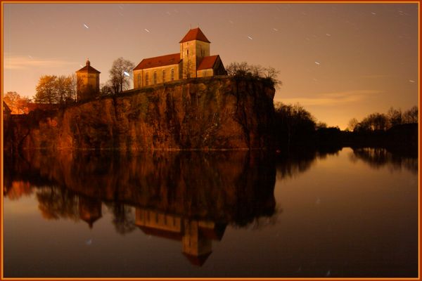 Wehrkirche bei Nacht!