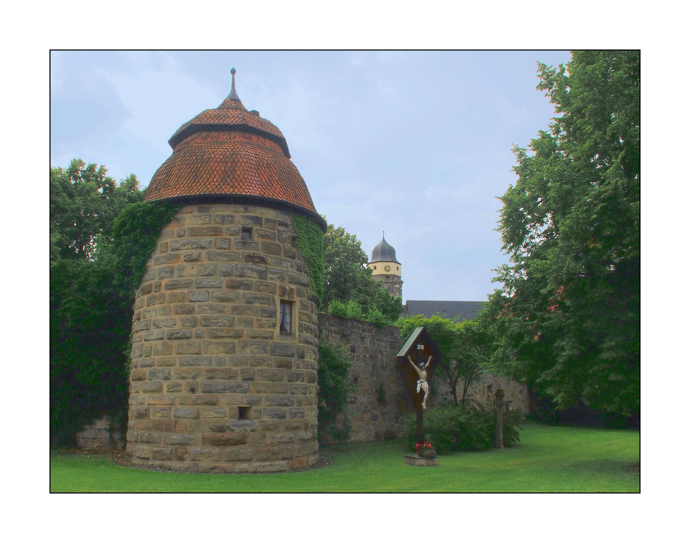 Wehrturm mit Stadtmauer von Weismain