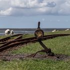 Weiche zur Schienenfahrt nach Nordstrandischmoor