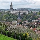 Weida, die Wiege des Vogtlands mit der Osterburg und der Ruine der Widenkirche an Ostern h 