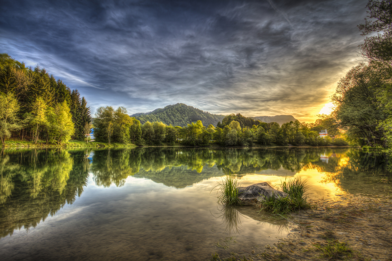 Weidachsee in Blaichach (i. Allgäu)