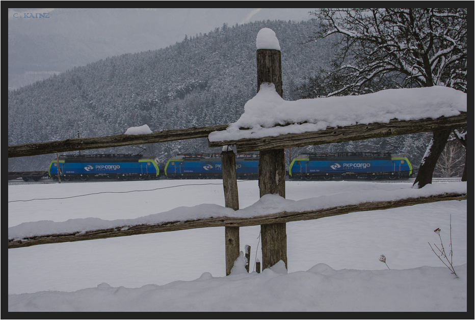 Weidezaun mit Betrieb - Referenzbild