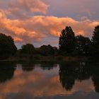 Weiher im Abendrot-Rausch