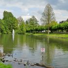 Weiher im Ludwig-Rehbock-Park / Leverkusen-Opladen ...