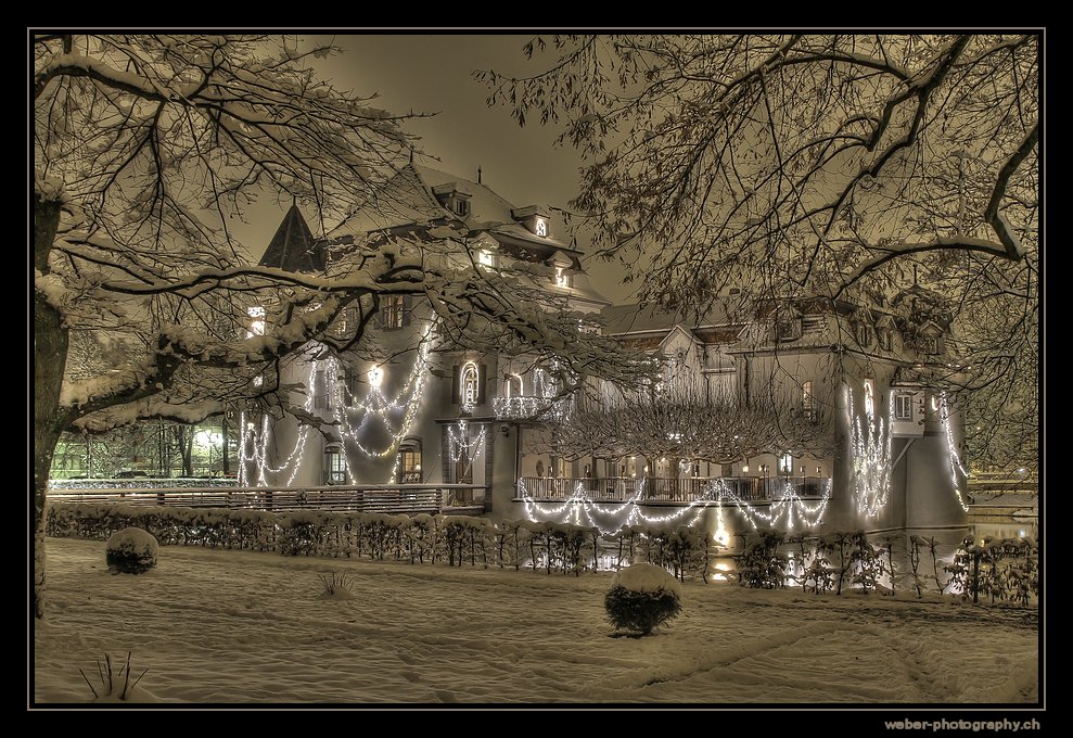 Weiherschloss Bottmingen Weihnachtsstimmung II