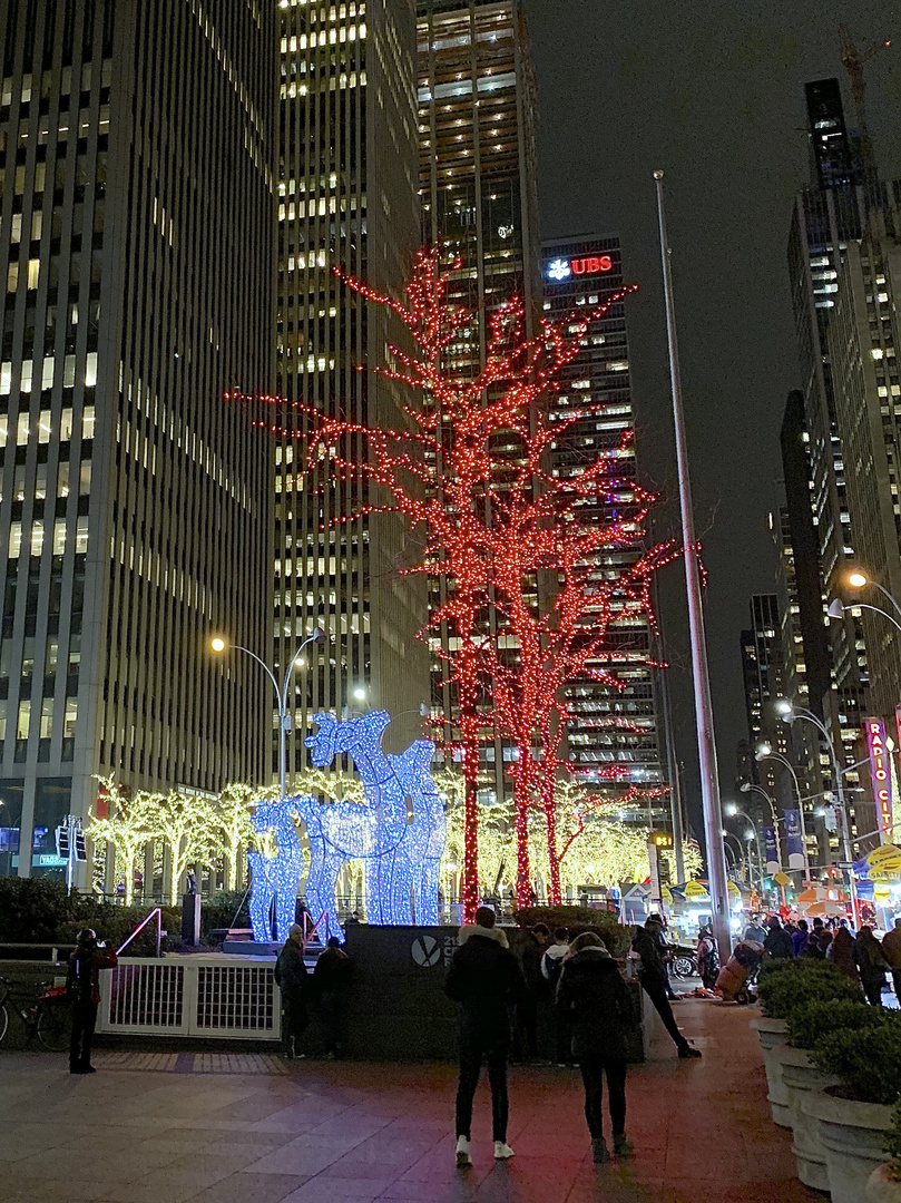 Weihnachsbeleuchtung am Rockefeller Center