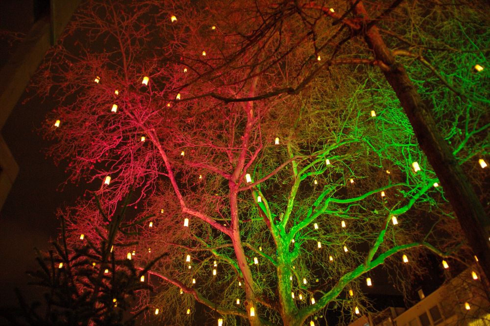 Weihnachstmarkt Köln Lichterspiel