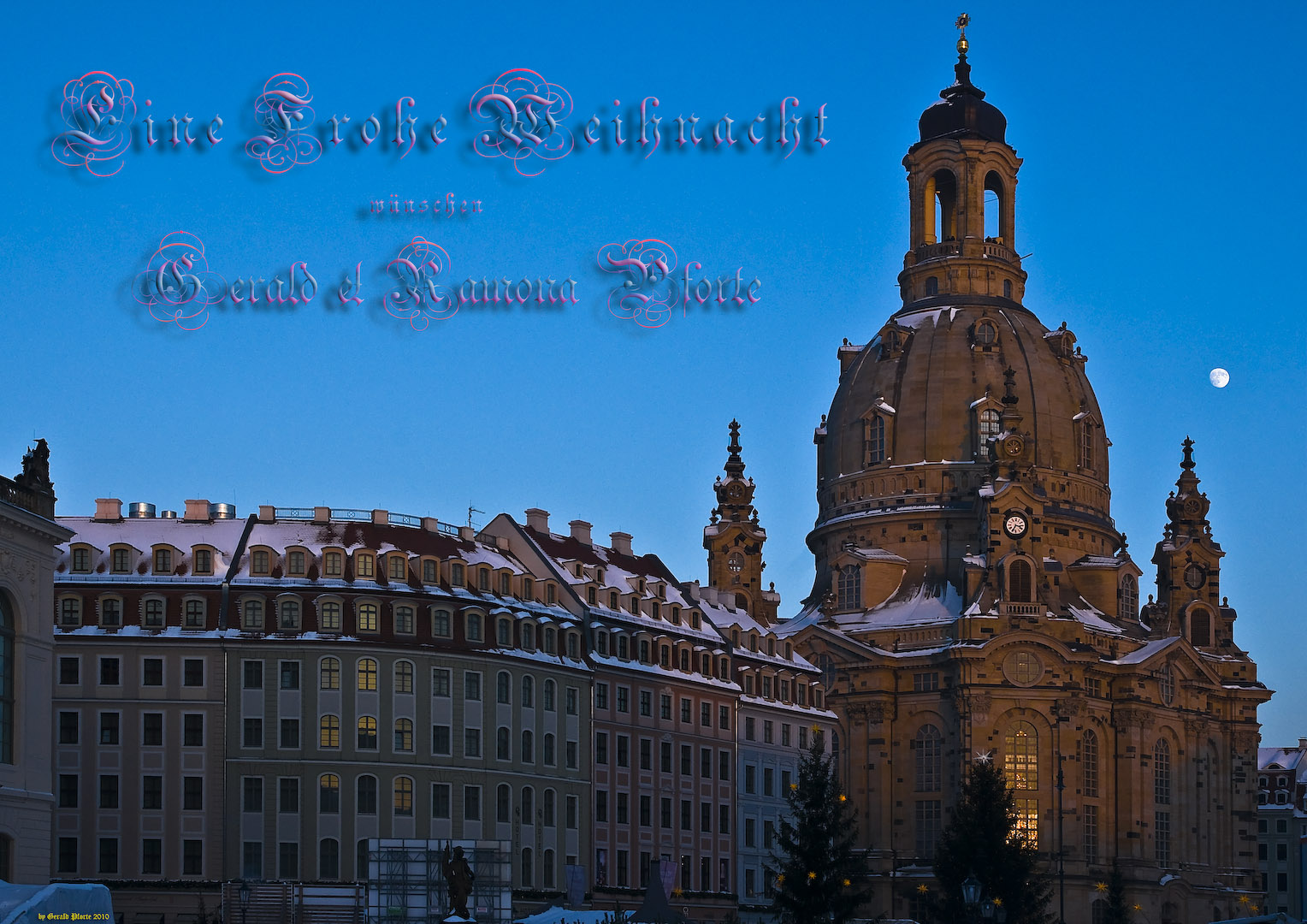 Weihnacht an der Frauenkirche zu Dresden....