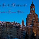 Weihnacht an der Frauenkirche zu Dresden....