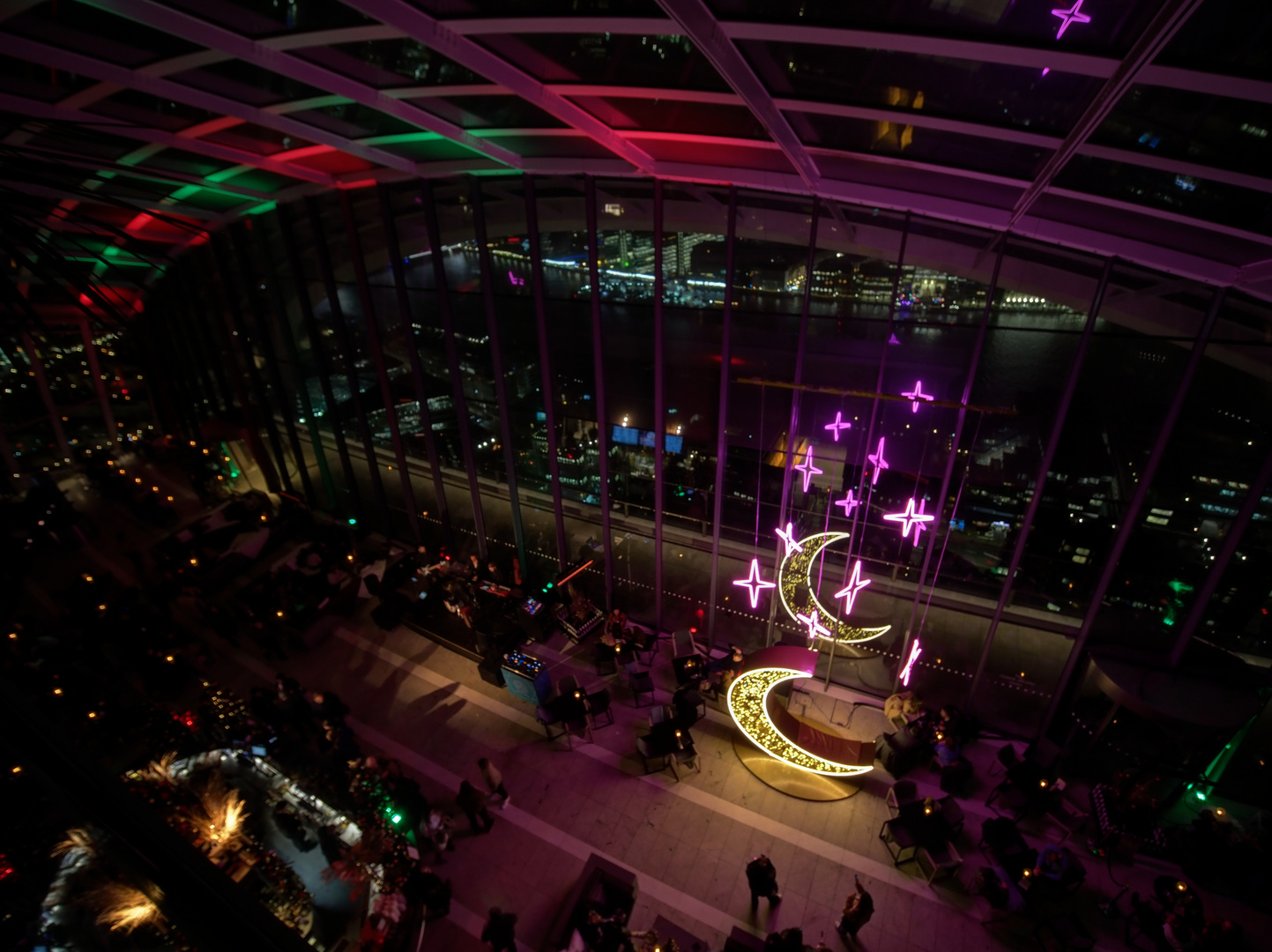 Weihnacht im Sky Garden