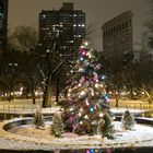 Weihnachten 2008 im Madison Square Park...