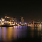 Weihnachten 2008 im "Neuen Hafen" von Bremerhaven.