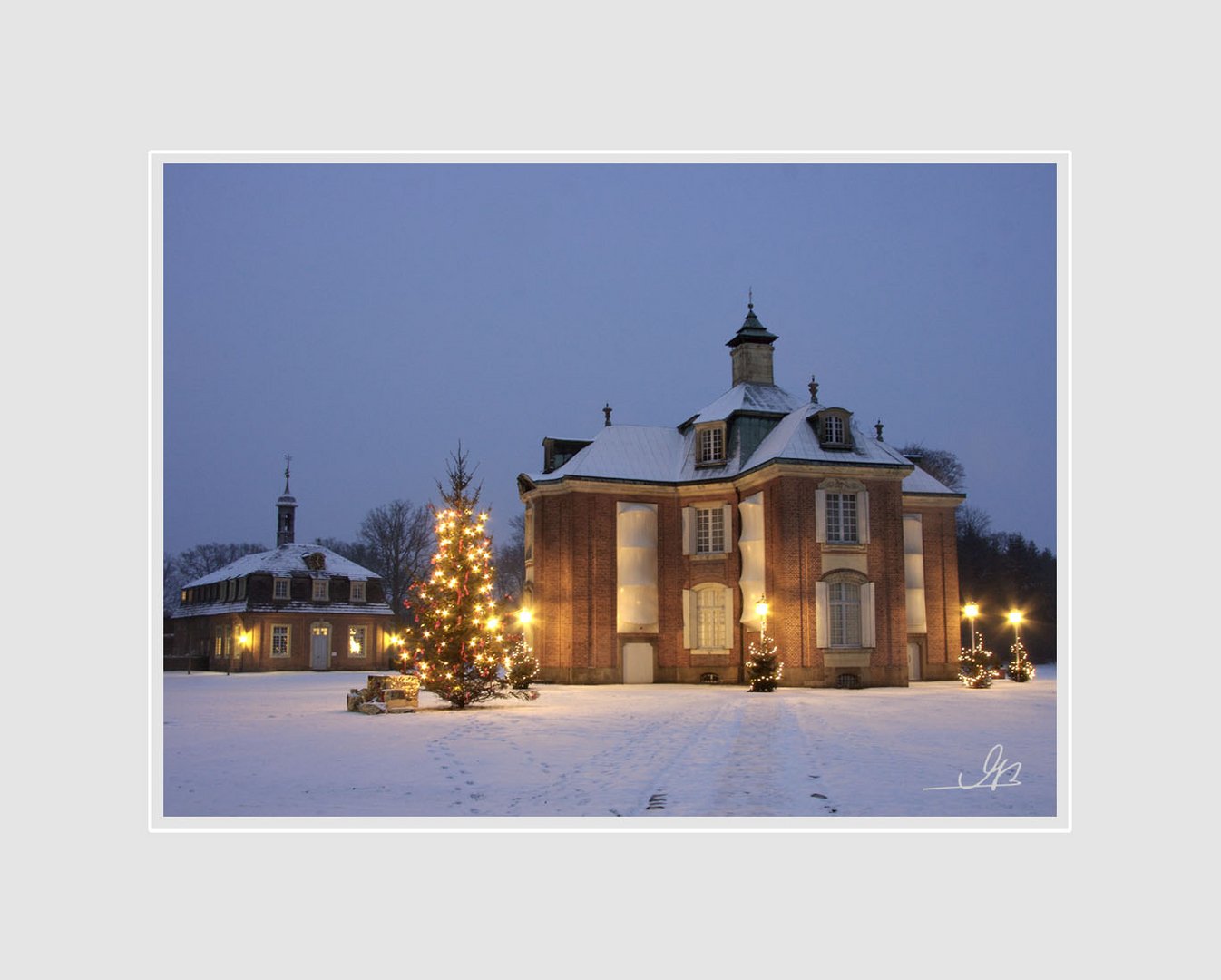 Weihnachten 2009 Schloss Clemenswerth in Sögel (Emsland)