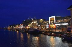 Weihnachten 2017 am Alten Strom in Warnemünde