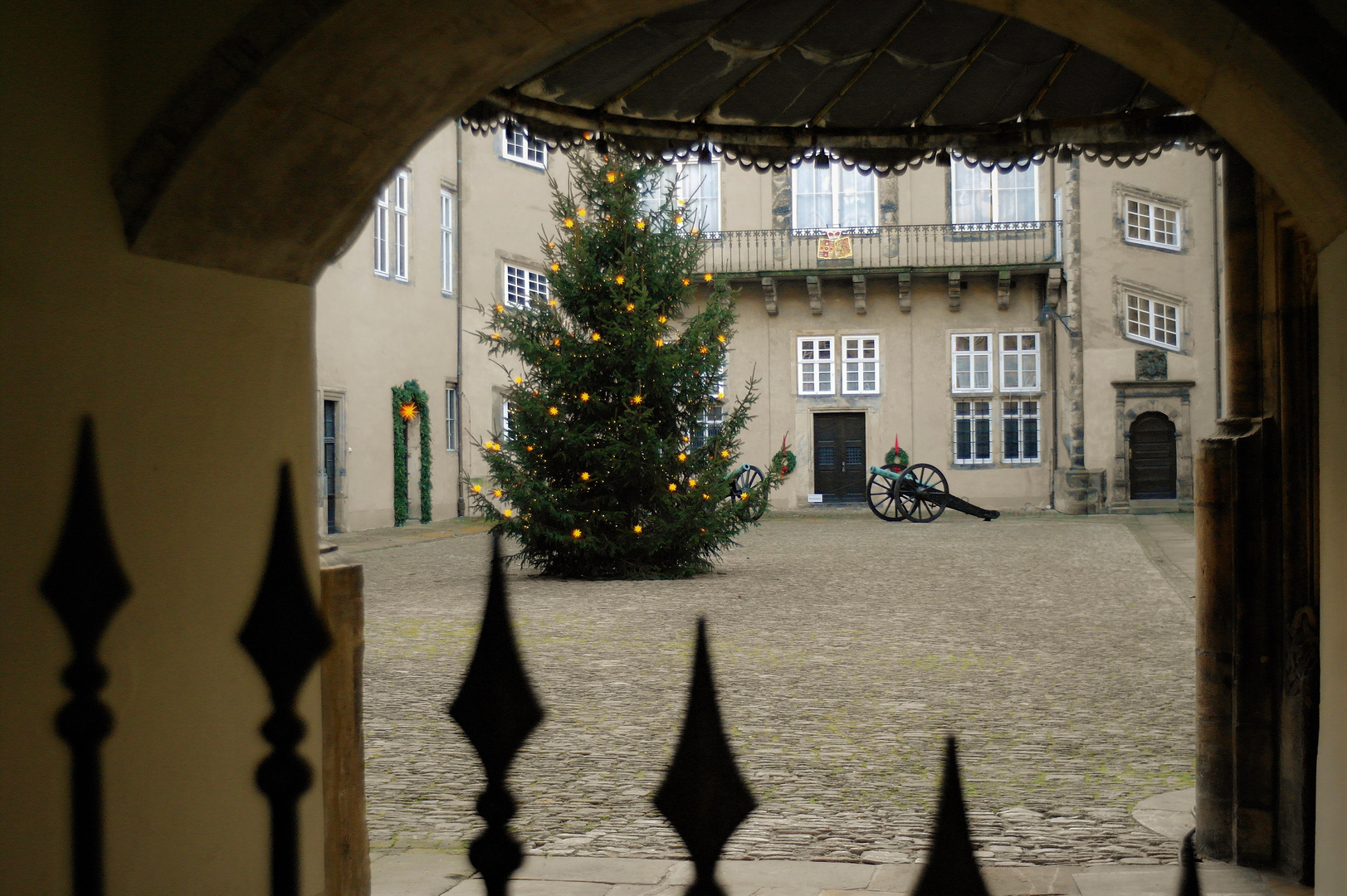 Weihnachten 2021 im Detmolder Schlosshof