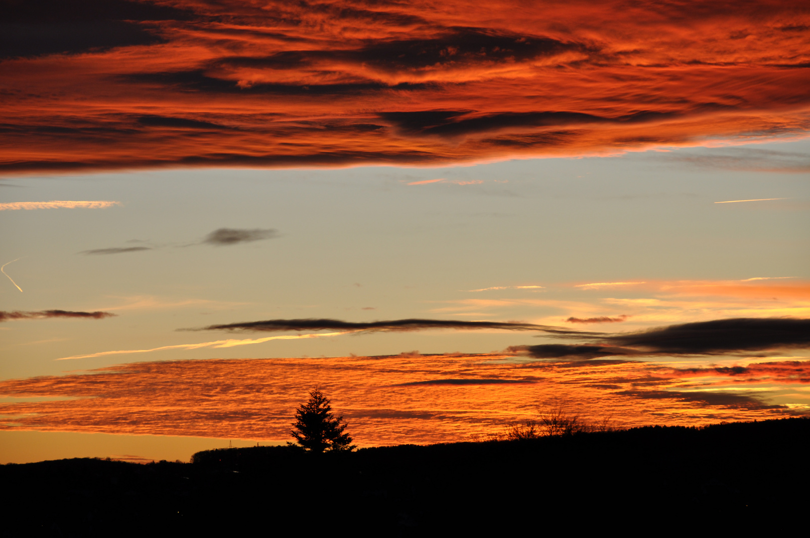 Weihnachten 2023 Sonnenuntergang 