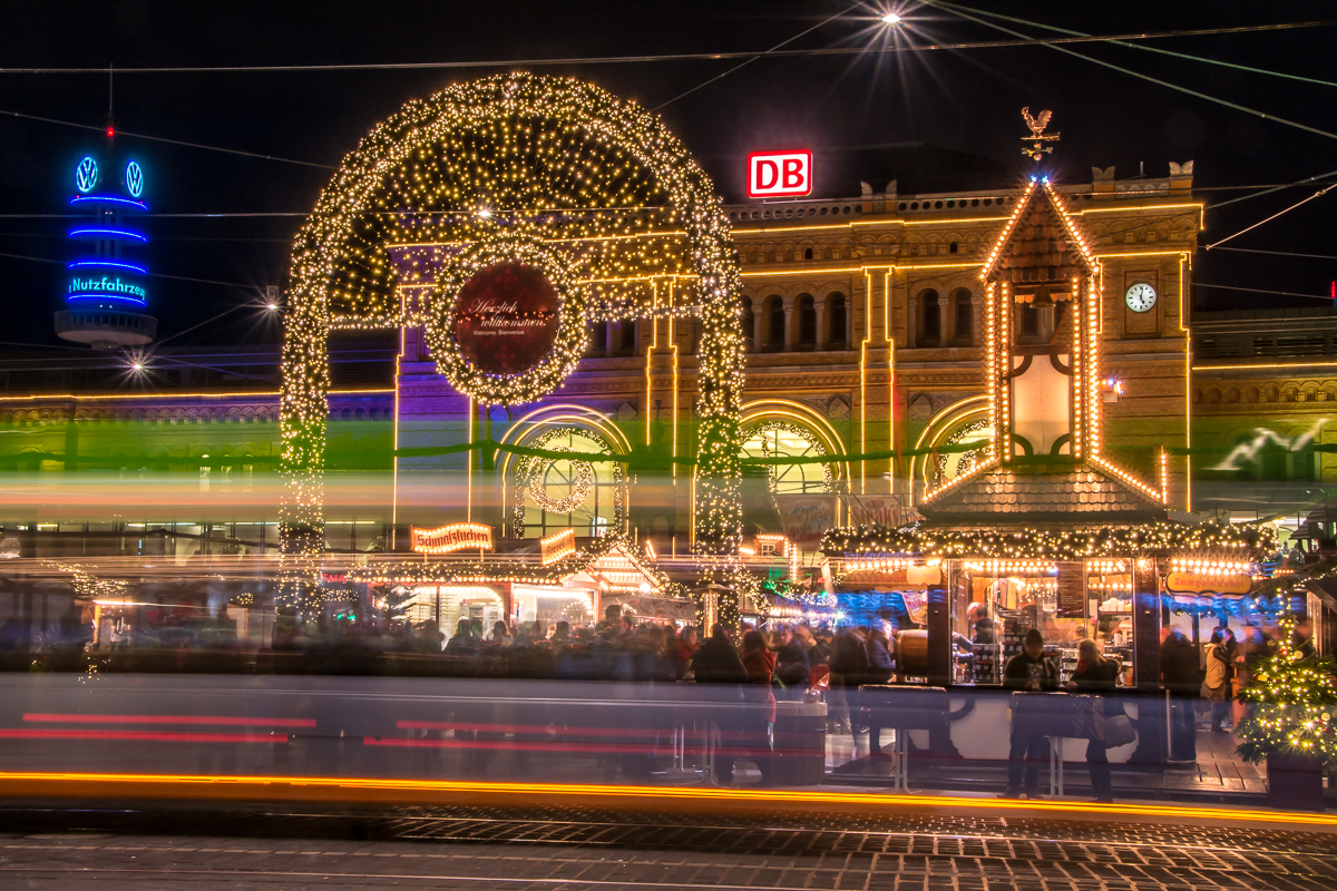 Weihnachten am Bahnhof