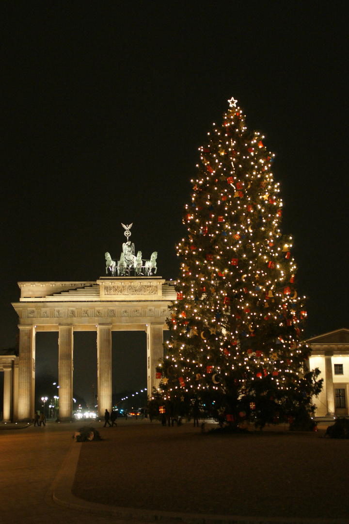 Weihnachten am Brandenburger Tor