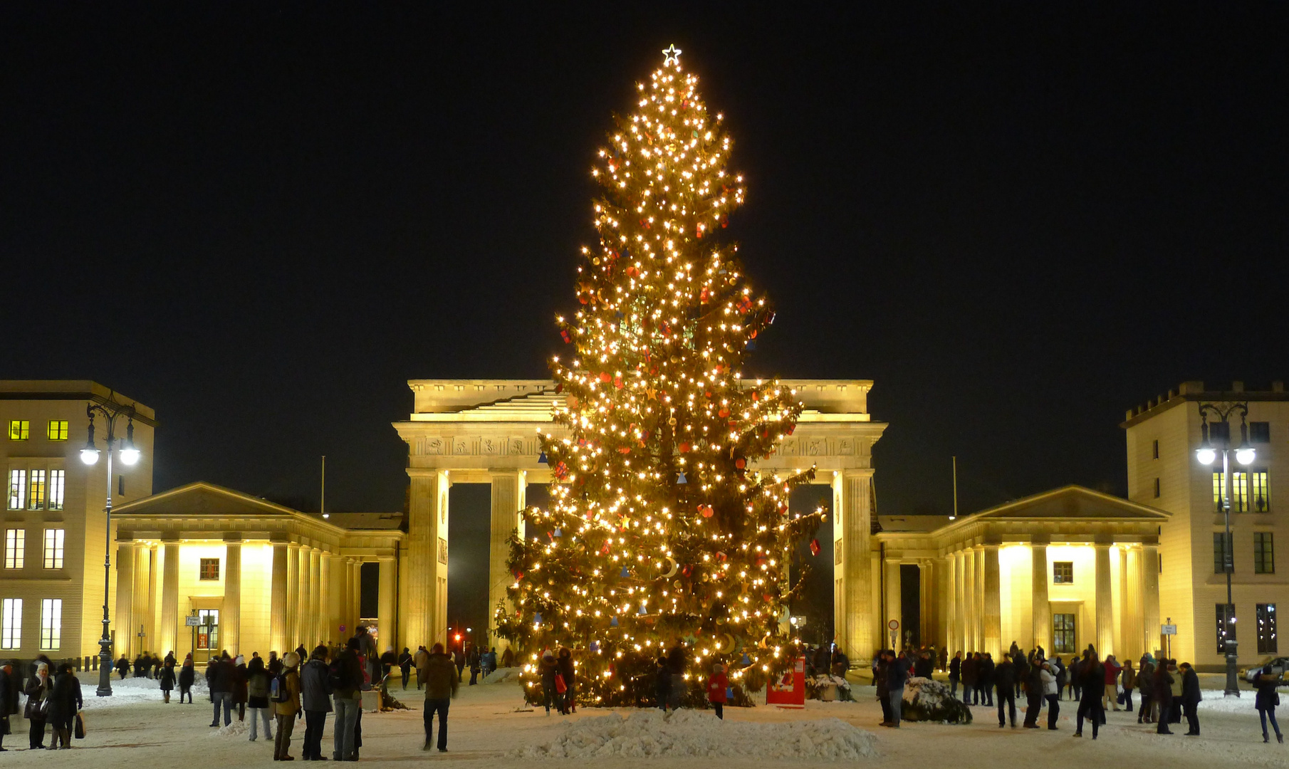 Weihnachten am Brandenburger Tor