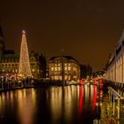 Weihnachten am Hamburger Rathaus und Alsterarcaden