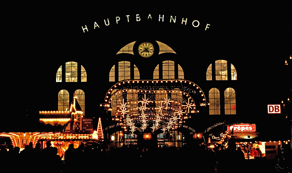 Weihnachten am Hauptbahnhof